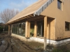 maison passive triple vitrage optiwin et porte Frostkorken mouvaux conception habitat bois concept nord