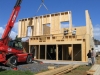 ossature Chantier Optiwin fenetre triple vitrage Alu2Bois Architecte V DELSINNE